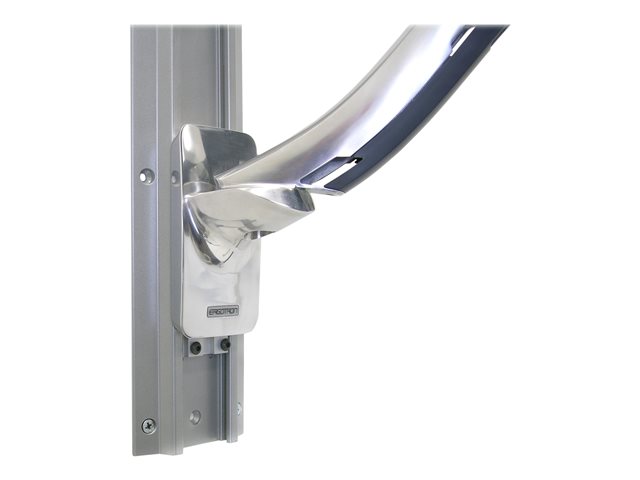 Ergotron MX - Mounting kit (articulating arm, mounting base, VESA mount bracket) - Constant Force Technology - for LCD display - polished aluminium - screen size: up to 42\" - wall-mountable