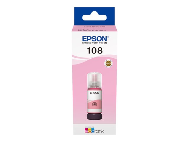Epson EcoTank 108 - 70 ml - light magenta - original - ink refill - for Epson L18050, EcoTank L8050