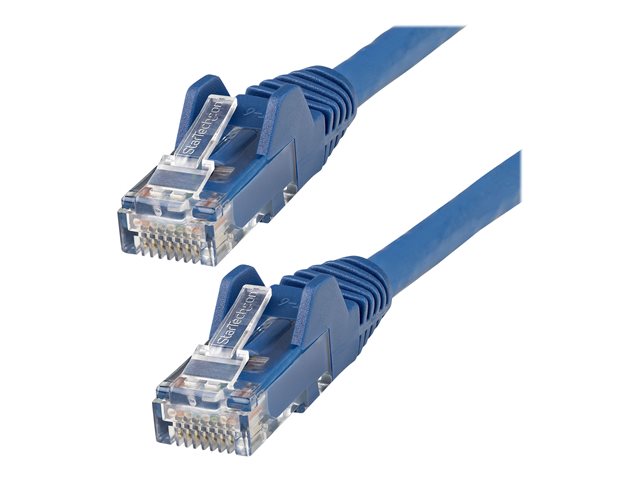 StarTech.com 3m LSZH CAT6 Ethernet Cable, 10 Gigabit Snagless RJ45 100W PoE Network Patch Cord with Strain Relief, CAT 6 10GbE UTP, Blue, Individually Tested/ETL, Low Smoke Zero Halogen - Category 6 - 24AWG (N6LPATCH3MBL) - Patch cable - RJ-45 (M) to
