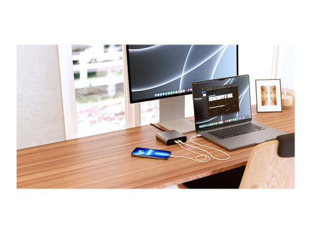 HyperJuice - Power adapter - 245 Watt - output connectors: 4 - silver