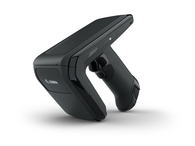 RFD40 PREMIUM PLUS SLED: STANDARD RANGE CIRCULAR POLARIZED ANTENNA UHF RFID BLUETOOTH WIFI GUN SE4100 IMAGER 7000MAH BATTERY MIDNIGHT BLACK 900MHZ WORLDWIDE
