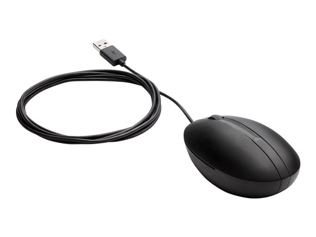 HP 320M - Mouse - optical - 3 buttons - wired - USB - bulk (pack of 120) - for HP 245 G9 Notebook, 250 G9 Notebook, 255 G9 Notebook