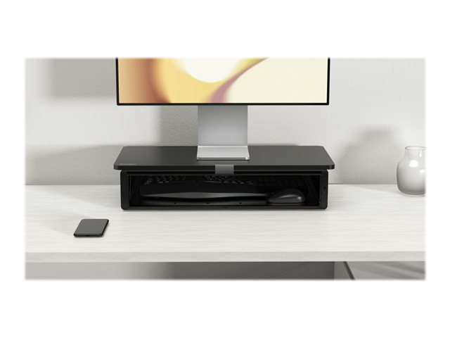 Kensington UVStand Monitor Stand with UV Sanitization Compartment - Monitor stand with drawer