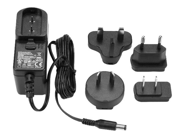 StarTech.com DC Adapter - 3A / 5V Power Adapter - Replacement Power Adapter - DC Power Supply - Universal Power Adapter - AC Adapter (SVA5N3NEUA) - Power adapter - AC 100-240 V - for P/N: MCM1110MMLC, MST14DP123DP, MSTDP123HD, MSTMDP123HD, SV231USBLC