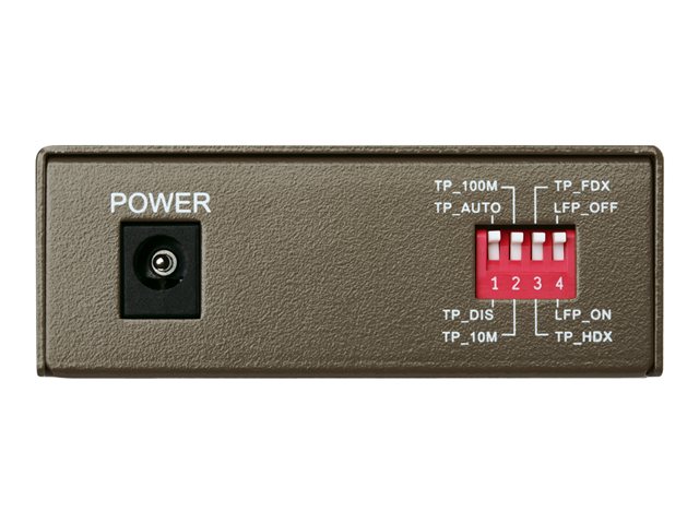 TP-Link MC111CS - Fibre media converter - 100Mb LAN - 10Base-T, 100Base-FX, 100Base-TX - RJ-45 / SC single-mode - up to 20 km - 1550 (TX) / 1310 (RX) nm