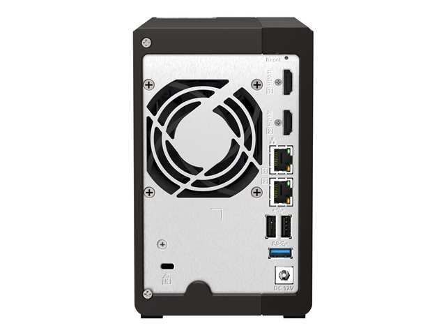 QNAP TS-253E - NAS server - 2 bays - SATA 6Gb/s - RAID RAID 0, 1, 5, 6, 10, 50, JBOD, 60 - RAM 8 GB - 2.5 Gigabit Ethernet - iSCSI support