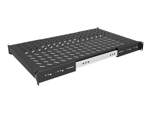 1U Depth Adjustable Sliding Shelf 100lbs