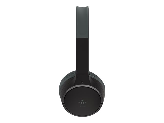 Belkin SoundForm Mini - Headphones with mic - on-ear - wired - 3.5 mm jack - black