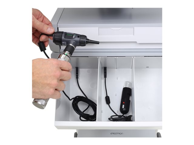 Ergotron StyleView Telemedicine Bin - Mounting component (bracket, bin) - grey
