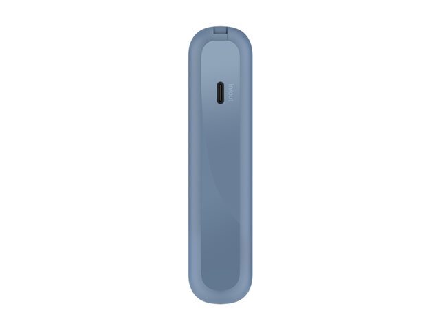10k PD20w Integrated USB-C Cable Power Bank, Blue