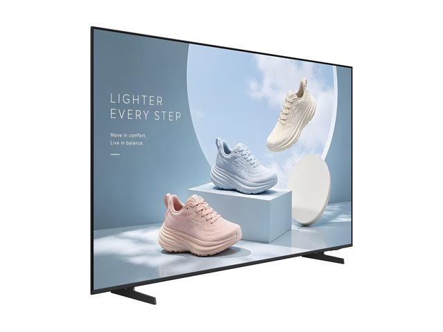 75 | Non-tactile |  UHD 3840x2160 (16:9) | 300 | 16/7 | | Tuner, Biz TV App, Tizen 8.0 | | | HP : 2x10W | 3 ans