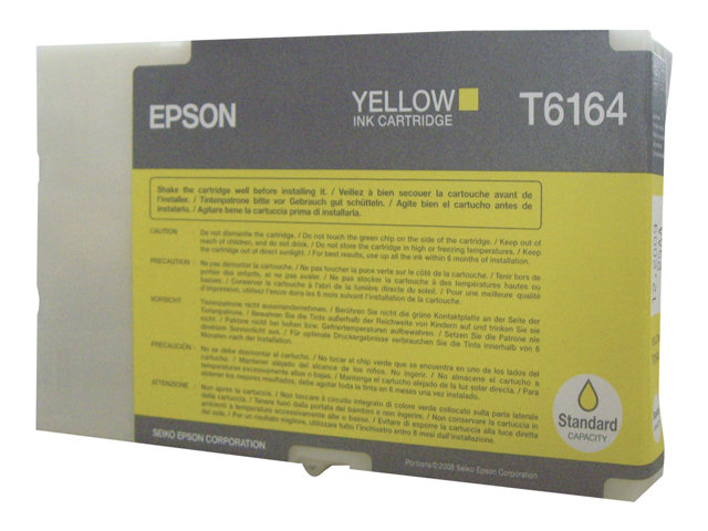 Epson T6164 - 53 ml - yellow - original - ink cartridge - for B 300, 310N, 500DN, 510DN