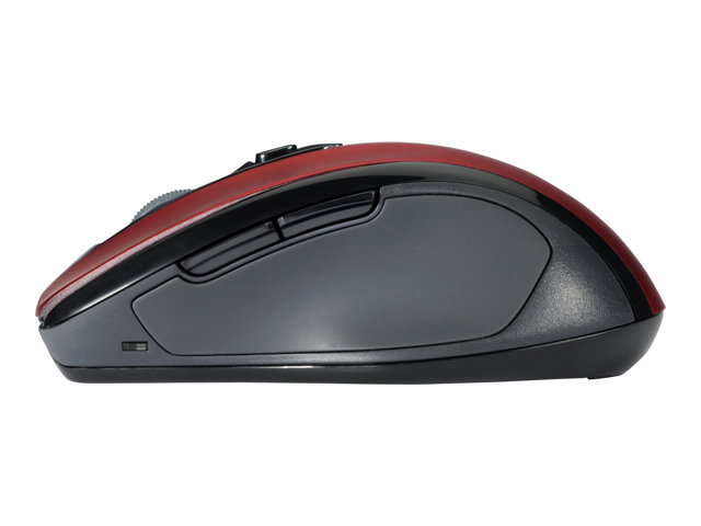 Kensington Pro Fit Mid-Size - Mouse - right-handed - optical - wireless - 2.4 GHz - USB wireless receiver - Ruby Red