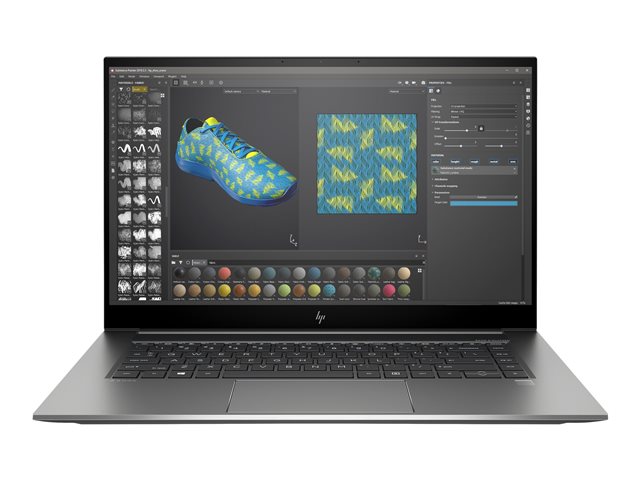 HP ZBook Studio G7 Mobile Workstation - Core i7 10750H / 2.6 GHz - Win 10 Pro 64-bit - 16 GB RAM - 512 GB SSD SED, TCG Opal Encryption 2, NVMe, TLC - 15.6\" IPS 1920 x 1080 (Full HD) - Quadro T1000 / UHD Graphics - Bluetooth, Wi-Fi 6 - turbo silver - kbd: Belgium
