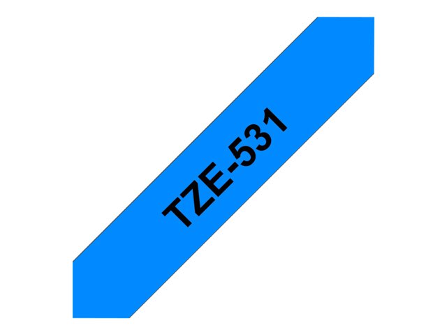 Brother TZe-531 - Black on blue - Roll (1.2 cm x 8 m) 1 cassette(s) laminated tape - for Brother PT-P750, P950, P-Touch PT-E310, P-Touch Cube PT-P300, P-Touch Cube Pro PT-P910