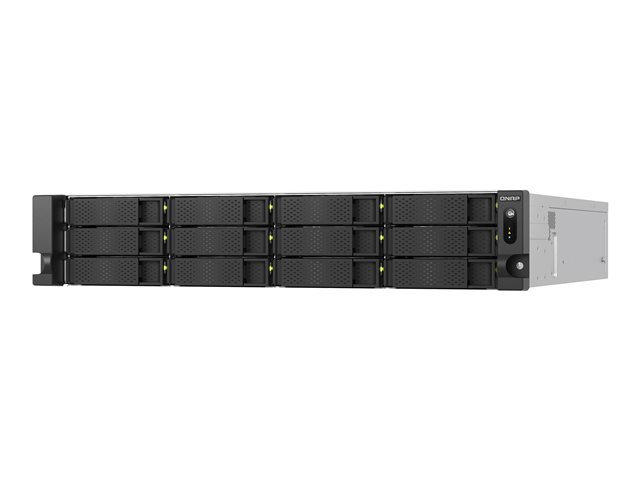 QNAP TS-H1277AXU-RP - NAS server - 12 bays - rack-mountable - SATA 6Gb/s - RAID RAID 0, 1, 5, 6, 10, 50, 60, JBOD - RAM 32 GB - 2.5 Gigabit Ethernet / 10 Gigabit Ethernet - iSCSI support - 2U