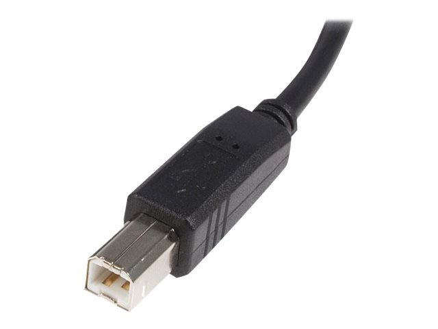 StarTech.com 0.5m USB 2.0 A to B Cable M/M - USB cable - USB (M) to USB Type B (M) - USB 2.0 - 50 cm - black