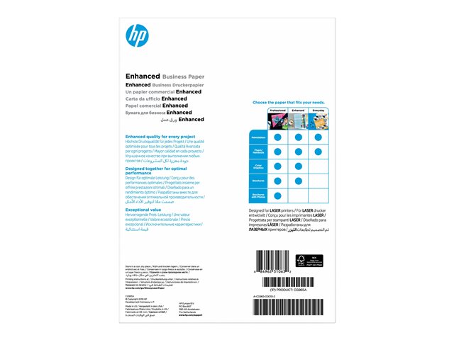 HP Professional Glossy Paper - Glossy - A4 (210 x 297 mm) - 150 g/m² - 150 sheet(s) photo paper - for Color LaserJet Pro MFP M182, MFP M283, LaserJet MFP M42625, MFP M438, MFP M442, MFP M443
