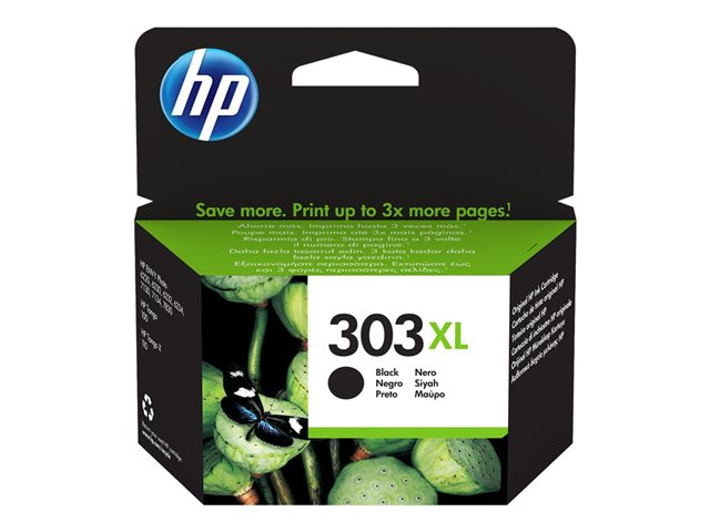 HP 303XL - 12 ml - High Yield - black - original - ink cartridge - for ENVY Photo 62XX, Photo 71XX, Photo 78XX, ENVY Inspire 72XX, 79XX