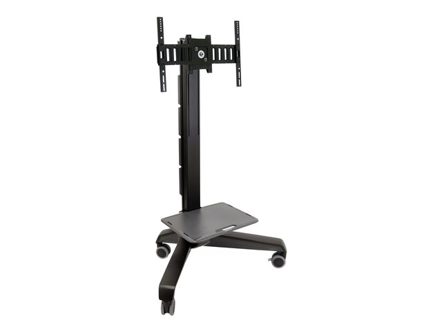Ergotron Neo-Flex Mobile MediaCenter UHD - Cart - Constant Force Technology - for flat panel - black - screen size: 50\"-80\"