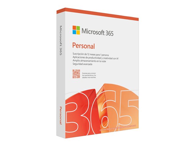 Microsoft 365 Personal - Subscription licence (1 year) - 1 user, up to 5 devices - email - ESD - Win, Mac, Android, iOS - All Languages