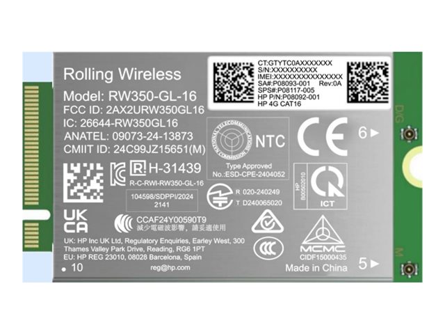HP 4G LTE-AP (Cat 16) WWAN