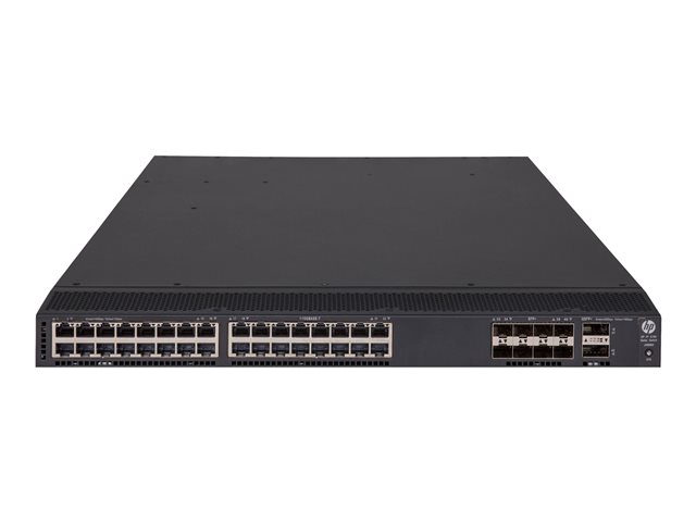 HPE FlexFabric 5700-32XGT-8XG-2QSFP+ - Switch - L3 - Managed - 32 x 10GBase-T + 8 x 10 Gigabit Ethernet SFP+ / 1 Gigabit Ethernet SFP+ + 2 x 40 Gigabit QSFP+ (uplink) - rack-mountable - remarketed