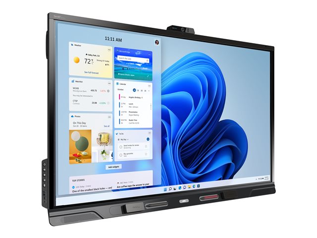 SMART Board QX075 Pro - 75\" Diagonal Class QX Pro Series with iQ LED-backlit LCD display - interactive - with built-in interactive whiteboard, touchscreen (multi touch), 8-microphone array, RFID NFC reader/writer CCID - Android - 4K UHD (2160p) 3840
