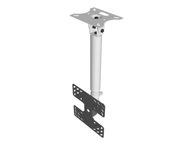 Vision - Mounting kit (ceiling mount) - for flat panel - steel - white, black - screen size: 32\"-50\"