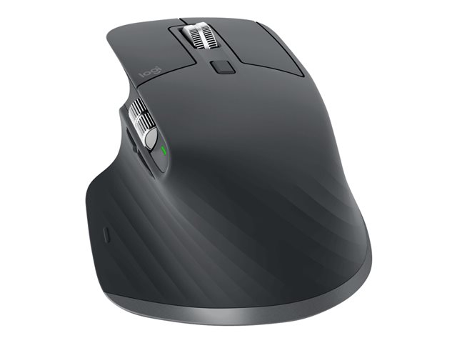 Logitech Master Series MX Master 3S for Business - Mouse - ergonomic - right-handed - optical - 7 buttons - wireless - Bluetooth - Logitech Logi Bolt USB receiver - graphite
