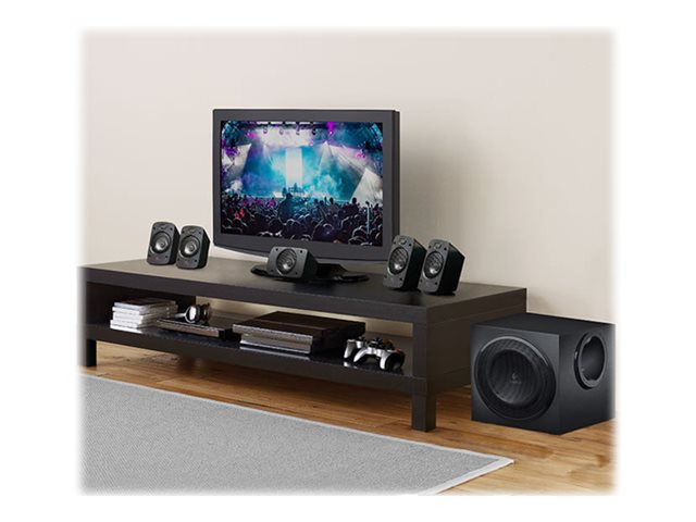 Logitech Z-906 - Speaker system - for home theatre - 5.1-channel - 500 Watt (Total)