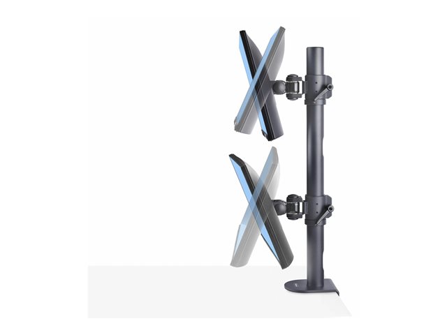Desk Mount Dual Vertical Monitor