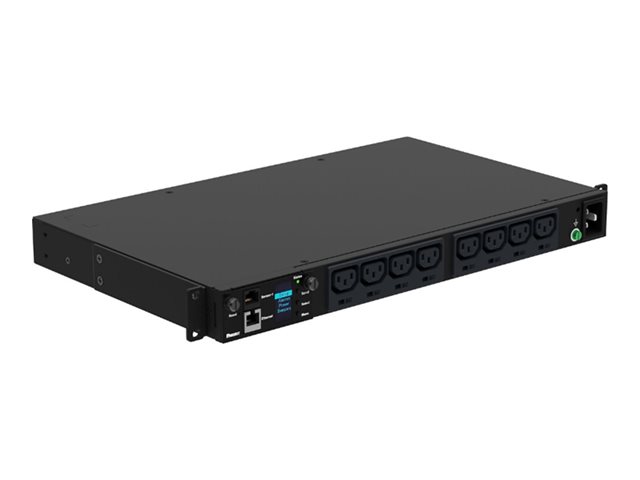 Panduit SmartZone G5 Monitored Input (MI) Series - Power distribution unit (rack-mountable) - AC 230 V - 3.7 kW - 3700 VA - 1-phase - Ethernet 10/100/1000 - input: IEC 60309 2P+E - output connectors: 12 (power IEC 60320 C13) - 1U - 3 m cord - black