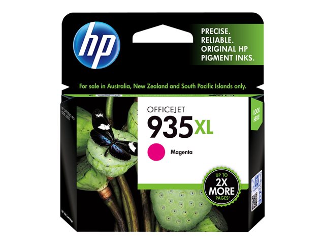 HP 935XL - High Yield - magenta - original - ink cartridge - for Officejet 6812, 6815, 6820, Officejet Pro 6230, 6230 ePrinter, 6830, 6835