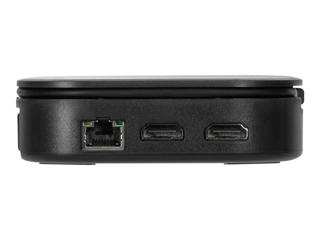 Targus USB-C Universal Dual HD Docking Station with 80W PD Pass-Thru - Docking station - USB-C 3.2 Gen 2 - 2 x HDMI - 1GbE - TAA Compliant