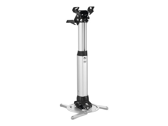 Vogel's Professional PPC 2540 - Bevestigingskit (plafondbevestiging, interfaceplaat, telescopische paal) - voor projector - zilver - te bevestigen aan het plafond
