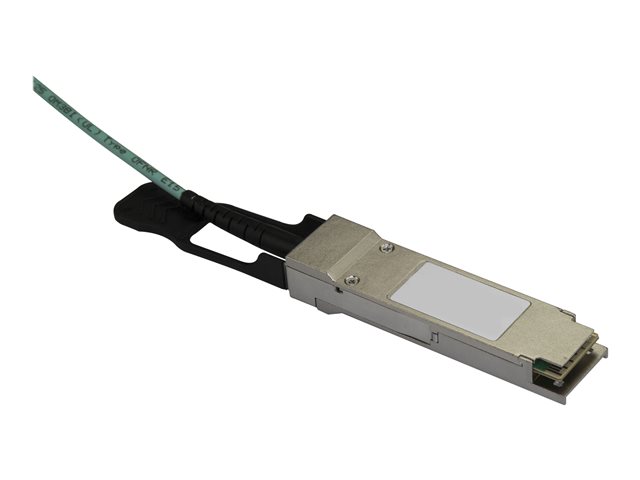 StarTech.com AOC Breakout Cable for Cisco QSFP-4X10G-AOC7M, 7m/23ft 40G 1x QSFP+ to 4x SFP+ AOC Cable, 40GbE/40Gb QSFP Plus Transceiver Module Active Optical Fiber Breakout Cable, C9300 - Lifetime Warranty (QSFP4X10GAO7) - Breakout cable - QSFP+ latched to SFP+ latched - 7 m - fibre optic - SFF-8431/SFF-8432/SFF-8436 - active - black