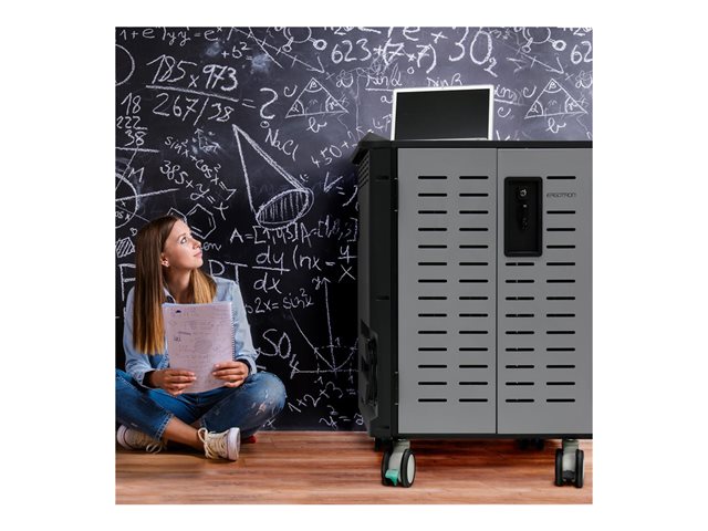 Ergotron Zip40 - Cart (charge only) - for 40 tablets / notebooks - screen size: up to 15.6\" - output: AC 100-240 V