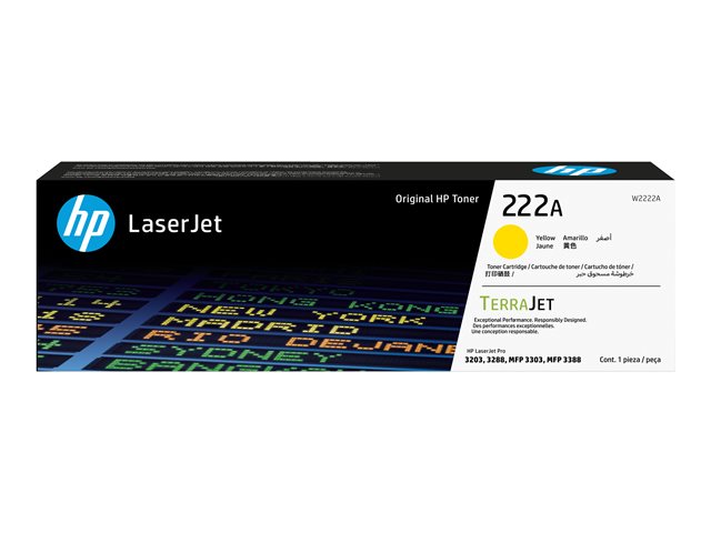 HP 222A Ylw LaserJet Toner Cartridge