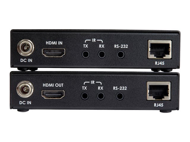 StarTech.com HDMI over CAT6 Extender - 4K 60Hz - 330ft / 100m - IR Support - HDMI Balun - 4K Video over CAT6 (ST121HD20L) - Video/audio/infrared extender - HDMI - over CAT 6 - up to 140 m