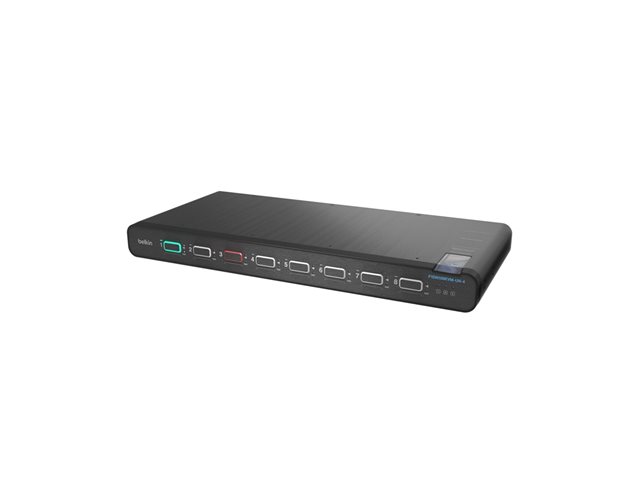 Belkin Universal Secure - 2nd Generation - KVM / audio switch - 8 x KVM / audio - 1 local user - desktop, rack-mountable - TAA Compliant