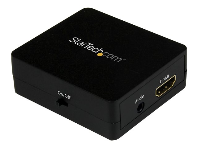 StarTech.com HDMI Audio Extractor - HDMI to 3.5mm Audio Converter - 2.1 Stereo Audio - 1080p (HD2A) - HDMI audio signal extractor