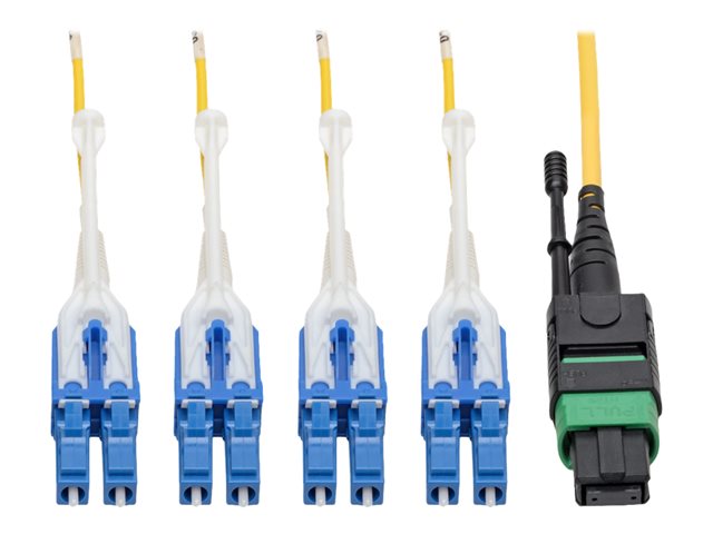 MTP/MPO APC to 4xLC UPC Singlemode B