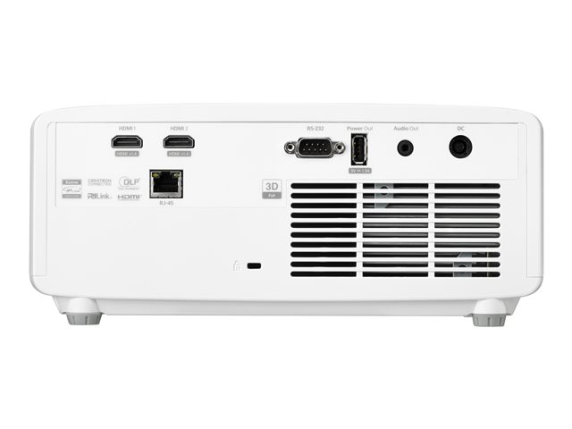 Optoma ZX350ST - DLP projector - laser - 3D - 3300 lumens - XGA (1024 x 768) - 4:3 - 1080p - white