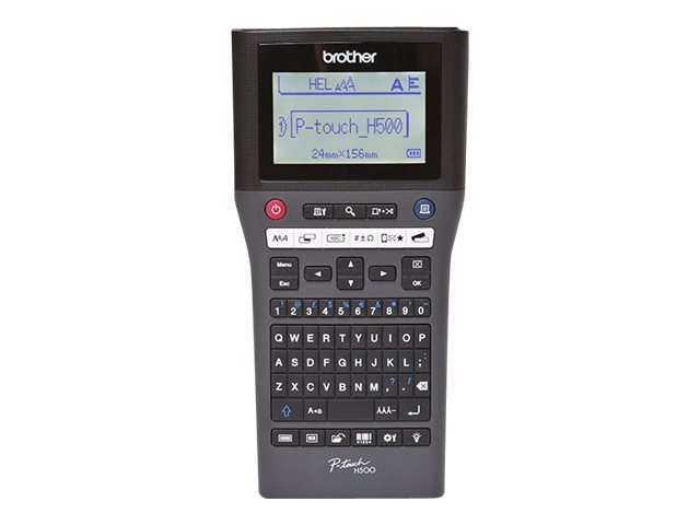 Brother P-Touch PT-H500 - Labelmaker - B/W - thermal transfer - Roll (2.4 cm) - 180 dpi - up to 20 mm/sec - USB 2.0 - cutter - 7 line printing