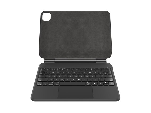 Belkin Connect Pro - Keyboard and folio case (protective case) - with magnetic stand - with touchpad - backlit - wireless - Bluetooth - QWERTY - Dutch - for Apple 12.9-inch iPad Pro Wi-Fi, Wi-Fi + Cellular
