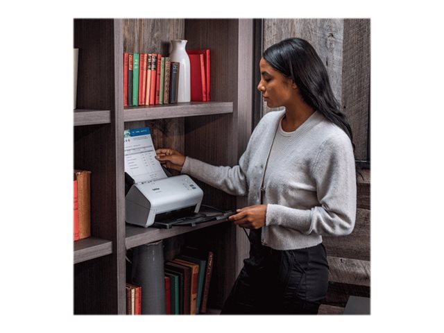 Brother ADS-4300N - Document scanner - Dual CIS - Duplex - A4 - 600 dpi x 600 dpi - up to 40 ppm (mono) / up to 40 ppm (colour) - ADF (80 sheets) - up to 6000 scans per day - USB 3.0, Gigabit LAN, USB 2.0 (Host)
