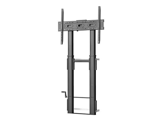 Vision X-Series VFM-F26W - Stand - height adjustable - for flat panel - 80kg - steel - sandblasted black - screen size: 55\"-100\" - floor to wall mountable