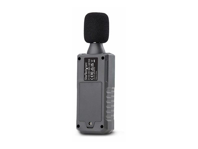 StarTech.com Handheld Digital Sound Meter, Noise/Decibel Level Reader - Sound meter - black