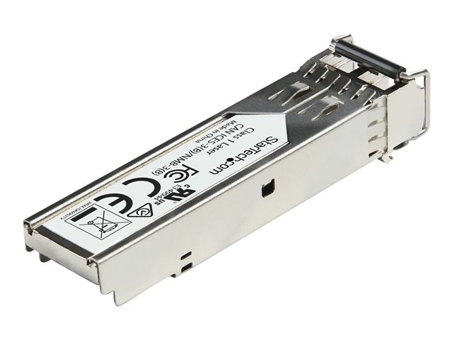 StarTech.com Juniper CTP-SFP-1GE-T Compatible SFP Module, 1000BASE-T, SFP to RJ45 Cat6/Cat5e, 1GE Gigabit Ethernet SFP, RJ-45 (Copper) 100m, 1Gbps/1000Mbps Mini GBIC Transceiver SFP Module - Lifetime Warranty (CTPSFP1GETST) - SFP (mini-GBIC) transceiver module (equivalent to: Juniper CTP-SFP-1GE-T) - GigE - 1000Base-T - RJ-45 - up to 100 m